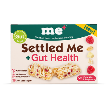 Review of Settled Me + Gut Health White Choc and Raspberry 5 x 19g
