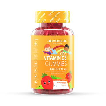 Review of Novomins Kids Vitamin D3 gummies Strawberry 10 µg 90 Gummies