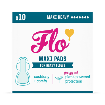 Review of Flo Bamboo Maxi Pads 10 Pads