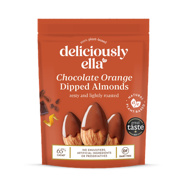 Review of Deliciously Ella Dipped Almonds Orange 75 g