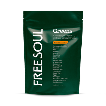 Review of Free Soul Greens Superfood Blend Mango 150 g