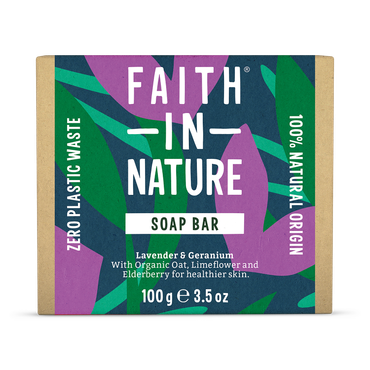 Review of Faith in Nature Soap Bar Lavender and Geranium 100 g