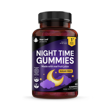 Review of New Leaf Products Night Time with Vitamin B6 & Magnesium 60 Gummies