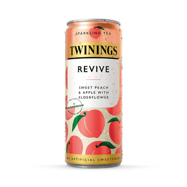 Review of Twinings Sparkling Revive Sweet Peach & Apple with Elderflower 250 ml
