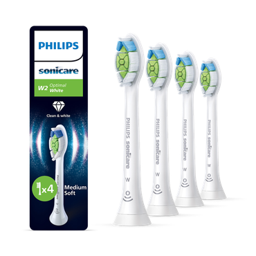 Review of Philips Sonicare Optimal White 4 pack brush heads