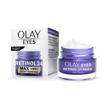 Review of Olay Retinol 24 MAX Night Eye Cream, Anti Aging Skincare for Dark Circles, 15ml