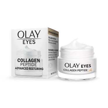Review of Olay Collagen Peptide Eye Cream, Anti Ageing Restoring Skincare with Niacinamide, 15ml