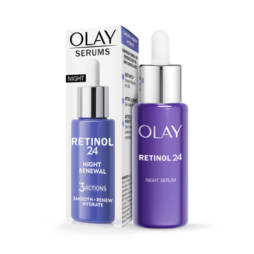 Review of Olay Retinol 24 Night Serum for Face, Anti Ageing Skincare: Smooths, Renews, Hydrates, 40ml