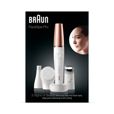 Review of Braun FaceSpa Face Epilator, Hair Removal FS1000- White/Bronze