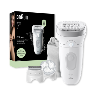 Review of Braun Silk·épil 7, Wet & Dry Epilator for Lasting Smooth Skin, 7-060, Silver
