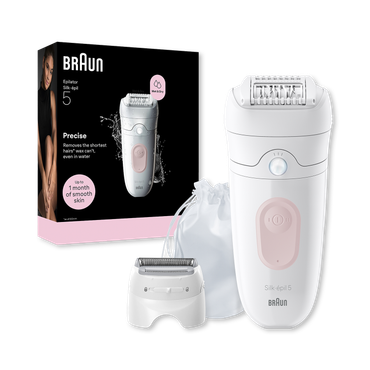 Review of Braun Silk·épil 5, Wet & Dry Epilator, Easy Hair Removal, Lasting Smooth Skin, 5-041, Flamingo Pink