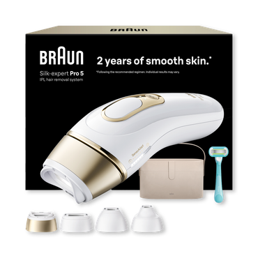 Review of Braun IPL Silk·expert Pro 5, At Home Hair Removal, 4 Attachment Heads, PL5441