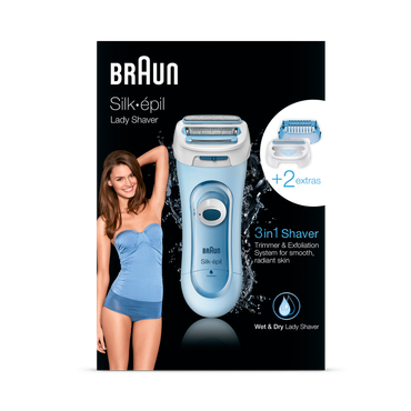 Review of Braun Silk-épil Lady Shaver LS 5-160 Blue - 3-in-1 Wet & Dry Electric Shaver