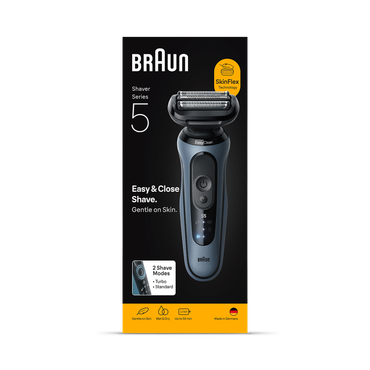 Review of Braun Series 5 Electric Shaver, Up to 50 min, 52-A1000S, Azure