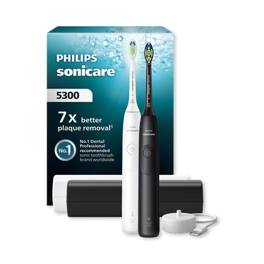Review of Philips Sonicare 5300 Series Toothbrush Black & White with Travel Case