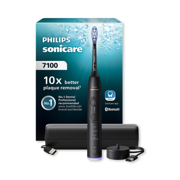 Review of Philips 7100 Series Toothbrush Black with Charging Case