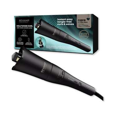Review of REVAMP Progloss Hollywood Curl Auto-Rotate Ceramic Curler