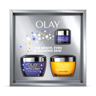 Review of Olay Giftset Vit C+AHA24, Retinol24 Max Face Cream + Eye Cream