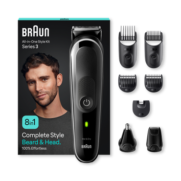 Review of Braun All-In-One Style Kit Series 3 MGK3440, 8-in1 Kit For Beard, Hair & More