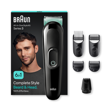 Review of Braun All-In-One Style Kit Series 3 MGK3421, 6-in1 Kit For Beard, Hair & More