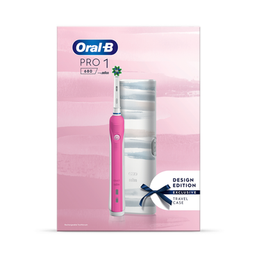 Review of Oral-B Pro Series 1 680 Pink Electric Toothbrush, Designed By Braun