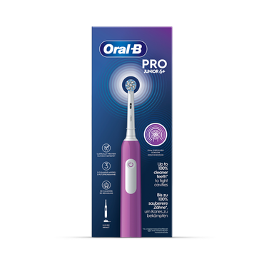 Review of Oral-B Pro Junior Purple Electric Toothbrush,  For Ages 6+