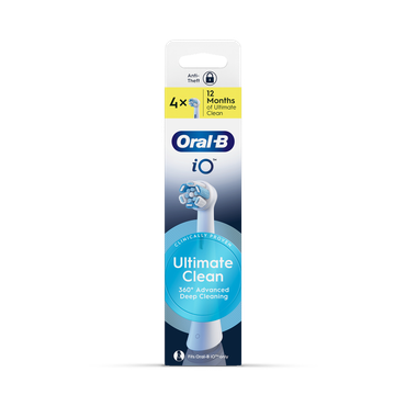 Review of Oral-B iO Series Ultimate Clean, Original Brush Heads, CrissCross Bristles, 4