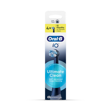 Review of Oral-B iO Series Ultimate Clean Black, Original Brush Heads, CrissCross Bristles, 4