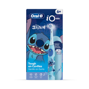 Review of Oral-B iO Kids Disney Stitch Electric Toothbrush, 1 Toothbrush Head, 1 Travel Case