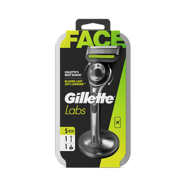 Review of GilletteLabs With Exfoliating Bar Razor, 1 Handle, 5 Blades, 1 Magnetic Stand, 1 Travel Case