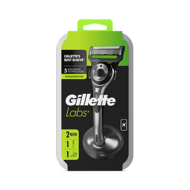 Review of GilletteLabs With Exfoliating Bar Razor, 1 Handle, 2 Blades, 1 Magnetic Stand, 1 Travel Case
