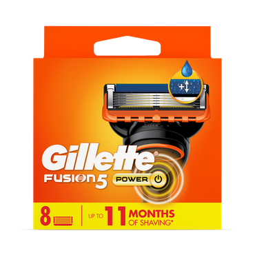 Review of Gillette Fusion5 Power Razor Refill for Men, Gillette 8 Razor Blade Refill