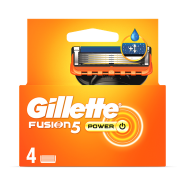 Review of Gillette Fusion5 Power Razor Refills For Men, 4 Razor Blade Refills