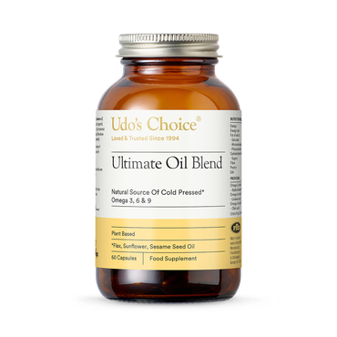 Review of Udo's Choice Omega 3-6-9 Ultimate Oil Blend 60's - Vegetarian & Vegan Capsules