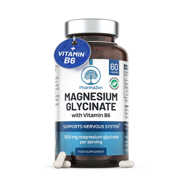 Review of PharmaZen Magnesium Glycinate with Vitamin B6 60 Capsules