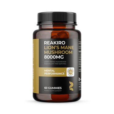 Review of Reakiro Lion's Mane Mushroom Berry 8000 mg 60 Gummies