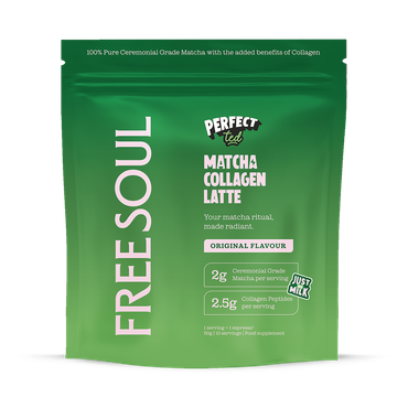 Review of PerfectTed x FreeSoul Matcha Collagen Latte 50g