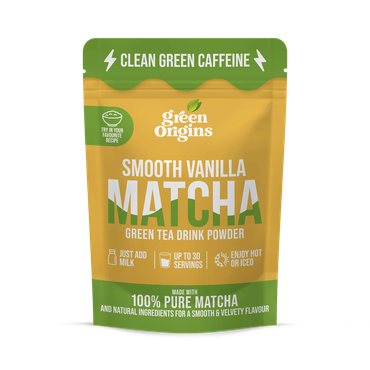 Review of Green Origins Smooth Vanilla Matcha Green Tea Drink Powder 75g