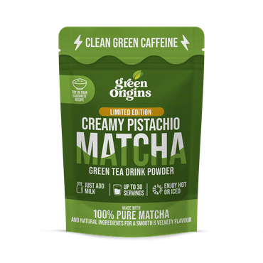 Review of Green Origins Creamy Pistachio Matcha Green Tea Drink Powder 75g