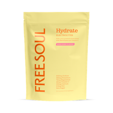 Review of Free Soul Hydrate Electrolytes Sachets Mixed Berry 30 Sachets