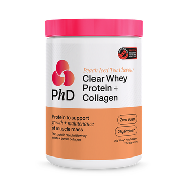 Review of PHD Powder Clear Whey Collagen Peach Iced Tea 300 g