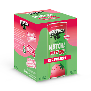 Review of PerfectTed Matcha Energy Strawberry 4 x 250 ml