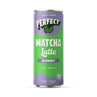 Review of PerfectTed Oat Matcha Latte Blueberry 250 ml