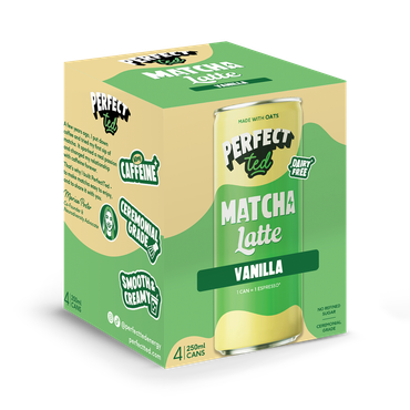 Review of PerfectTed Matcha Latte Vanilla 4 x 250 ml