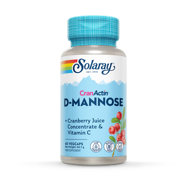 Review of Solaray D Mannose with CranActin® Cranberry & Vitamin C 60 Capsules