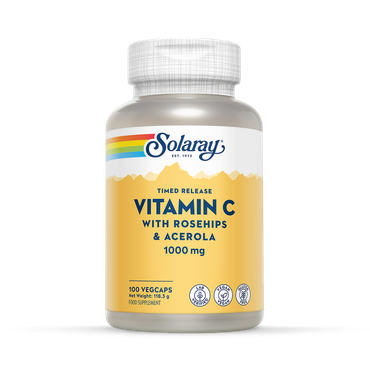 Review of Solaray Vitamin C 1000mg Time Release Formula 100 Capsules