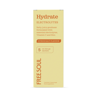 Review of Free Soul Hydrate Electrolytes Sachets Citrus 5 Sachets