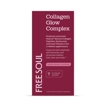 Review of Free Soul Collagen Glow Sachets Mixed Berry 7 Sachets