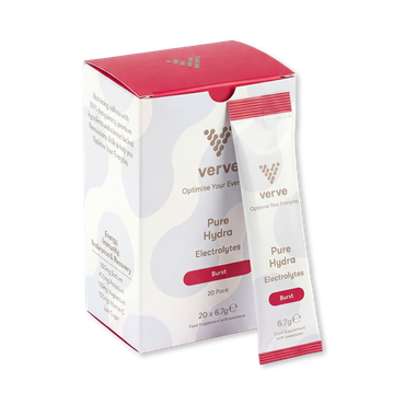 Review of Verve Pure Hydra Electrolytes - Strawberry Lemonade Flavour - 20 Pack