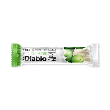 Review of Diablo No Added Sugar Yoghurt Coated Muesli Bar Apple 30g